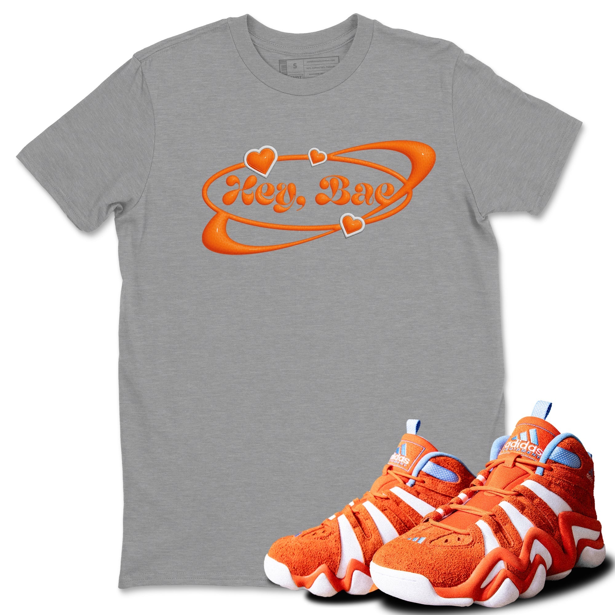 Hey Bae Sneaker Tee - Crazy 8 Team Orange