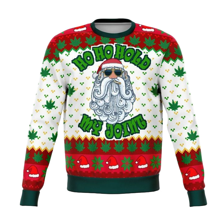 Ho Ho Ho Ho My Joint Dank Unisex 3D Ugly Christmas Sweater ? Usalast