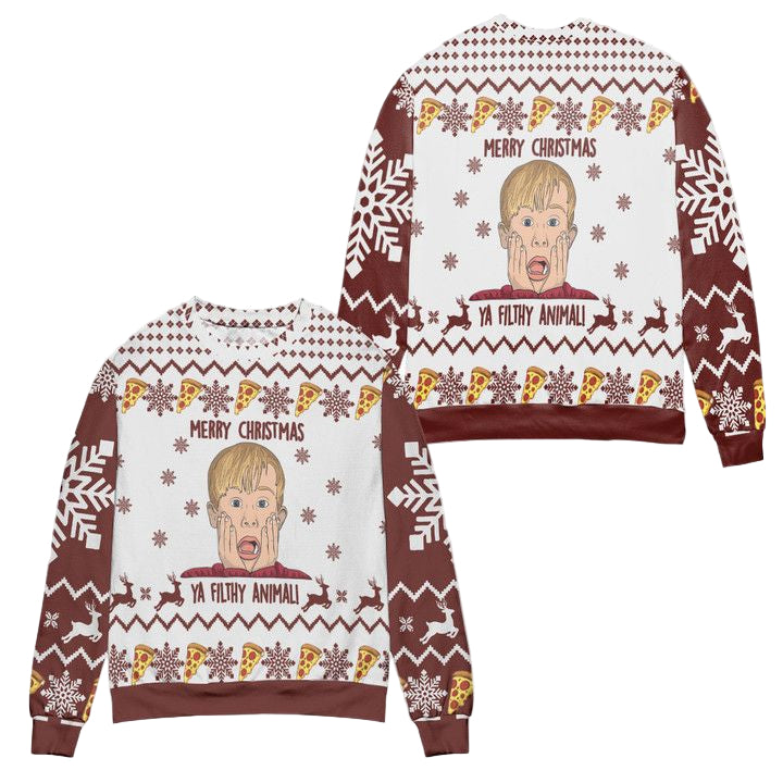 Home Alone Merry Christmas Ya Filthy Animal Ugly Christmas Sweater ? Usalast