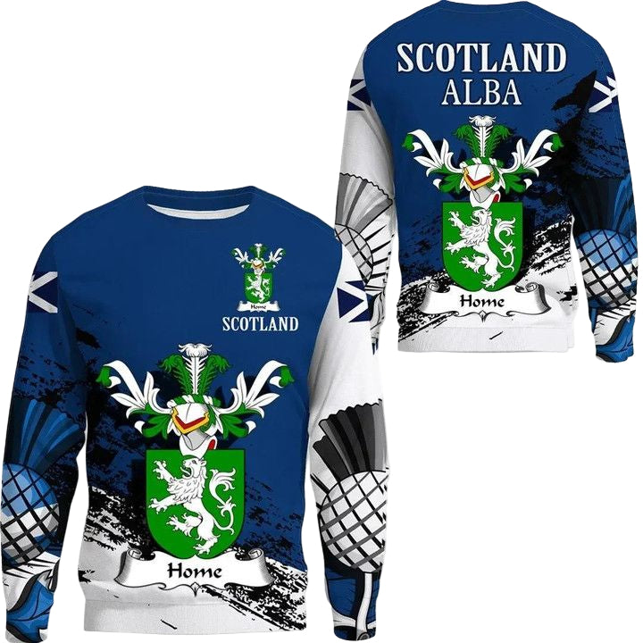 Home Or Hume Scottish Family Crest Scotland Special Sweater A7 ? Usalast