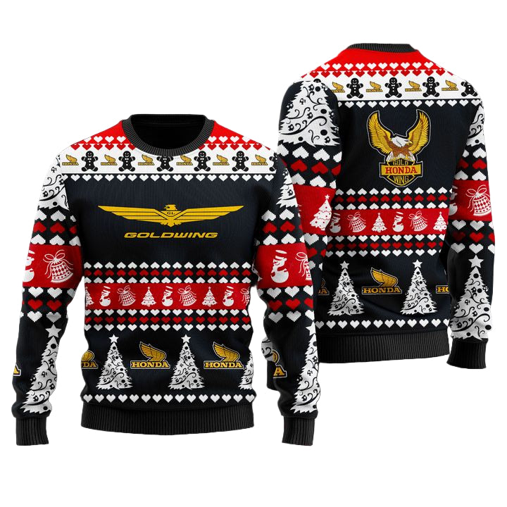 Honda Gold Wing Black 3D Ugly Sweater ? Usalast