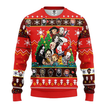 Horror Friends Ugly Christmas Sweater Amazing Gift Idea Thanksgiving Gift ? Usalast