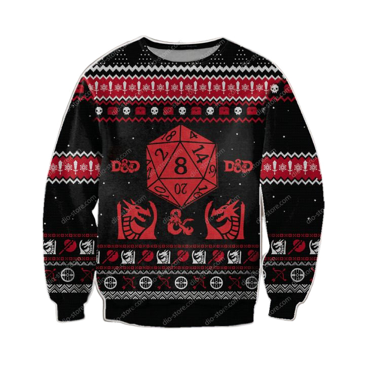 Hot Dungeons Dragons Christmas Sweater ? Usalast