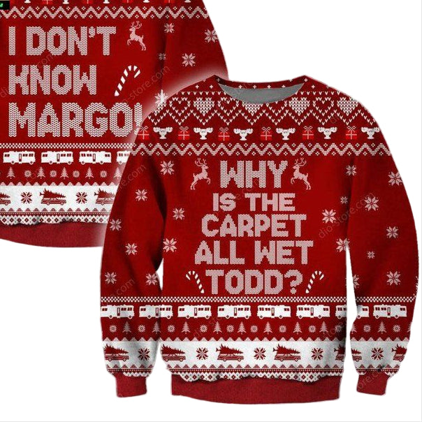 Hot I Dont Know Margo Printed Sweater ? Usalast