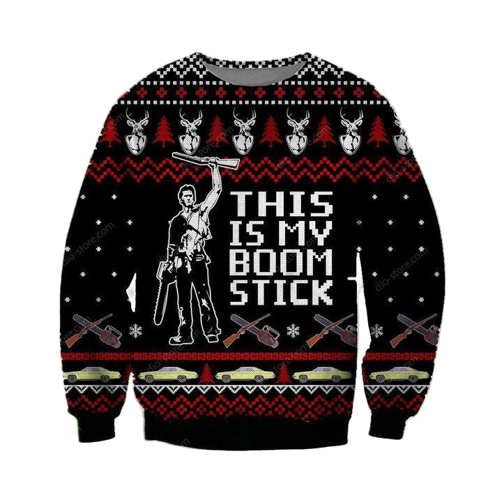 Hot This Is My Boomstick Printed Sweater ? Usalast