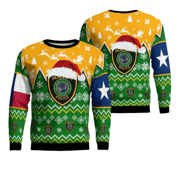 Houston Texas Houston Police Department Christmas Sweater 3D ? Usalast