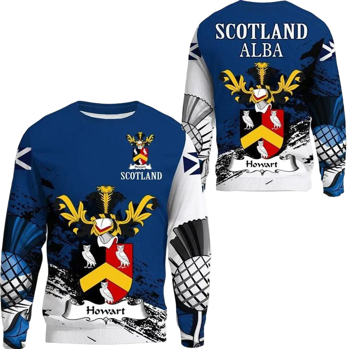 Howart Scottish Family Crest Scotland Special Sweater A7 ? Usalast