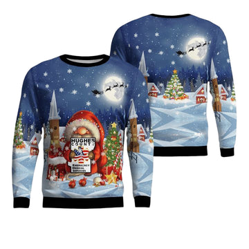 Hughes County Emergency Medical Service AOP Christmas Sweater ? Usalast