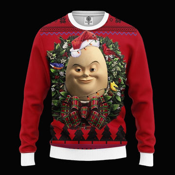 Humpty Dumpty Noel Mc Ugly Christmas Sweater Thanksgiving Gift ? Usalast