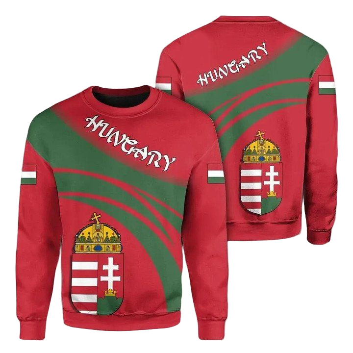 Hungary Coat Of Arms Sweater Cricket Style J5W ? Usalast