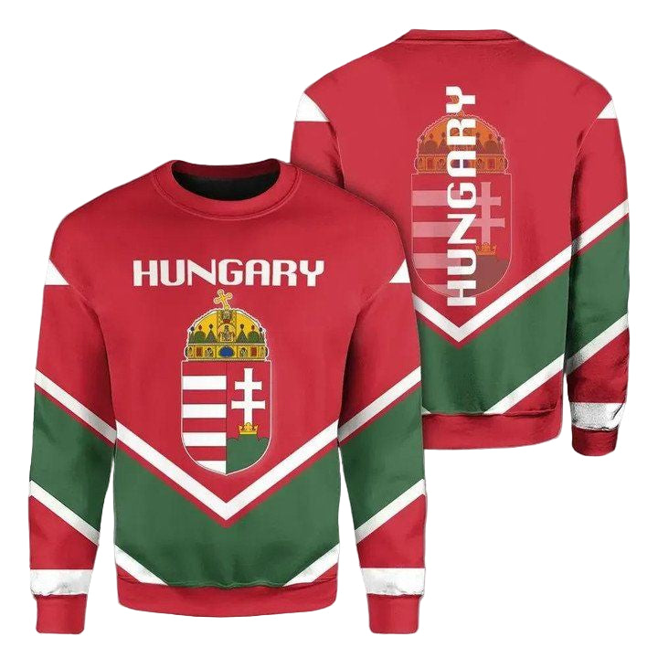 Hungary Coat Of Arms Sweater Lucian Style J5W ? Usalast