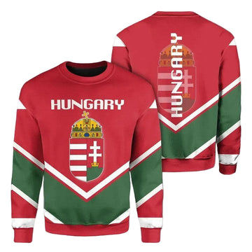 Hungary Coat Of Arms Sweater Lucian Style J5W ? Usalast
