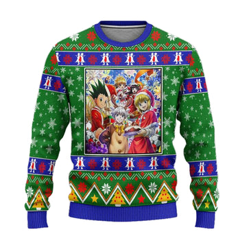 Hunter x Hunter Anime Ugly Christmas Sweater Characters Xmas Gift ? Usalast