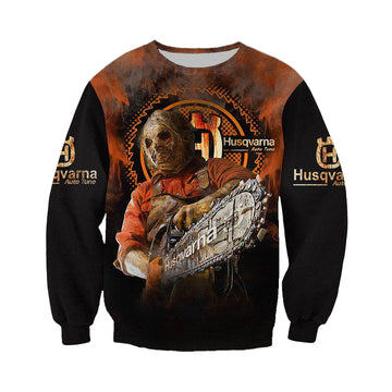 Husqvarna Chainsaw Horror Leatherface Halloween 3D Sweater ? Usalast