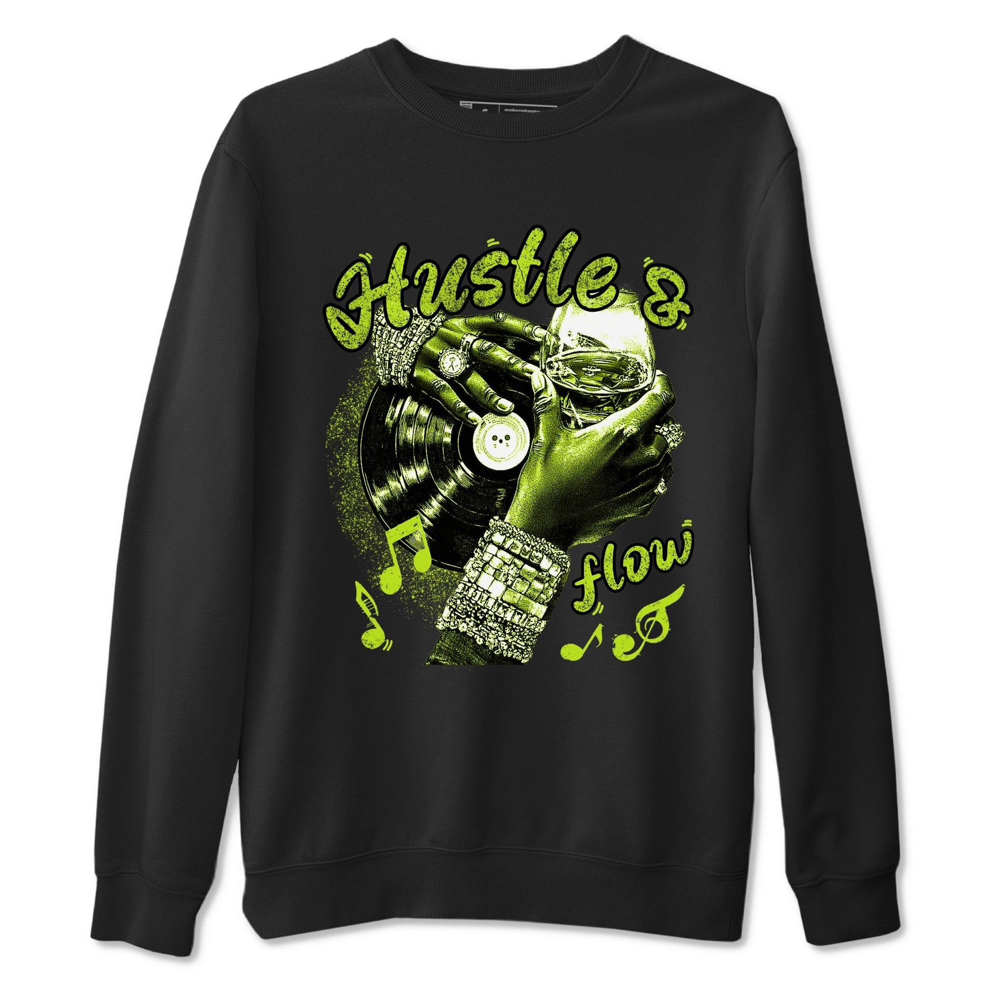 Hustle and Flow Sneaker Tees - Air Foamposite One Black Volt