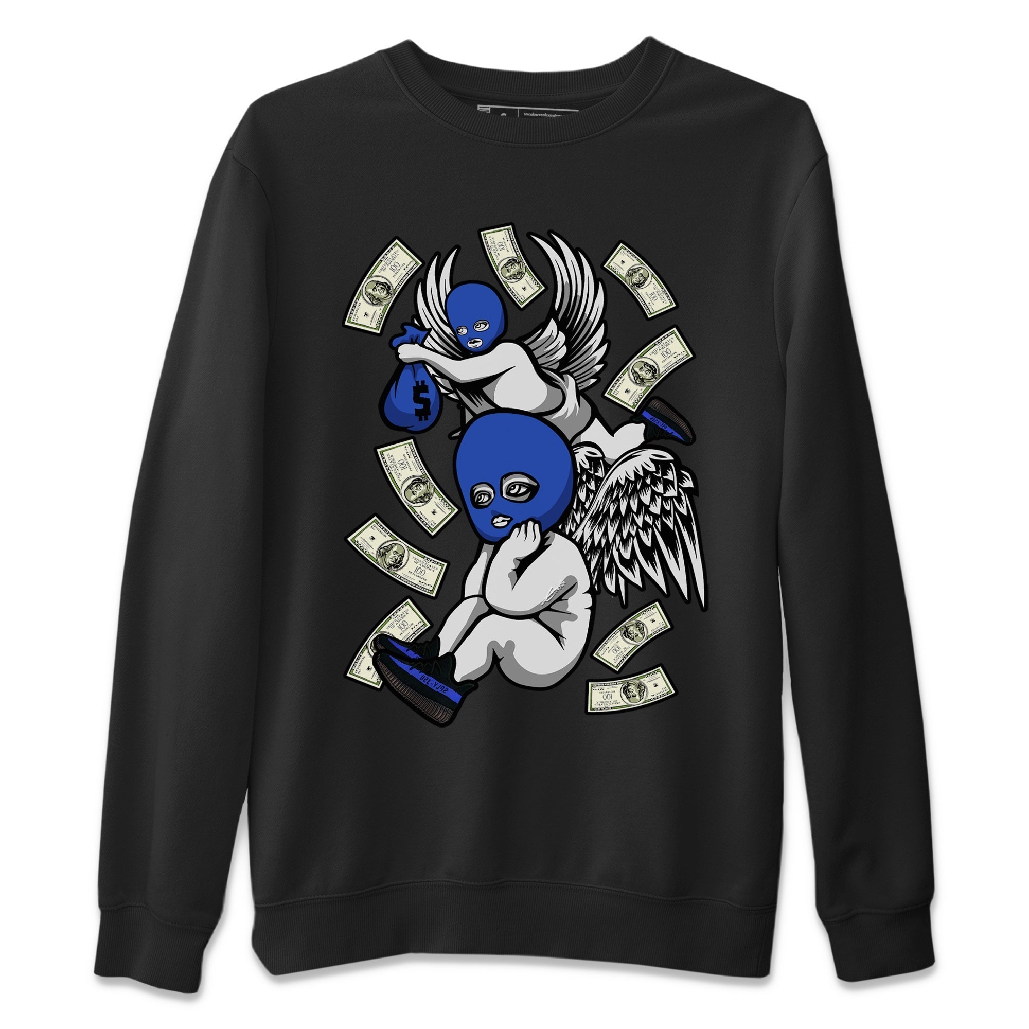 Hustle Angels Unisex Tops - Yeezy 350 Dazzling Blue