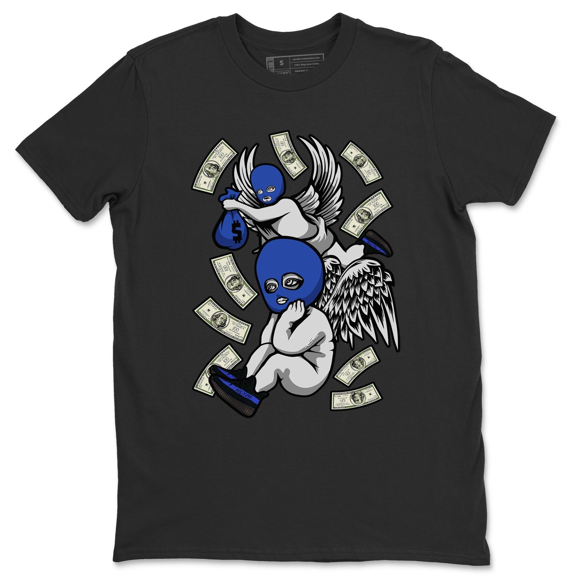 Hustle Angels Unisex Tops - Yeezy 350 Dazzling Blue
