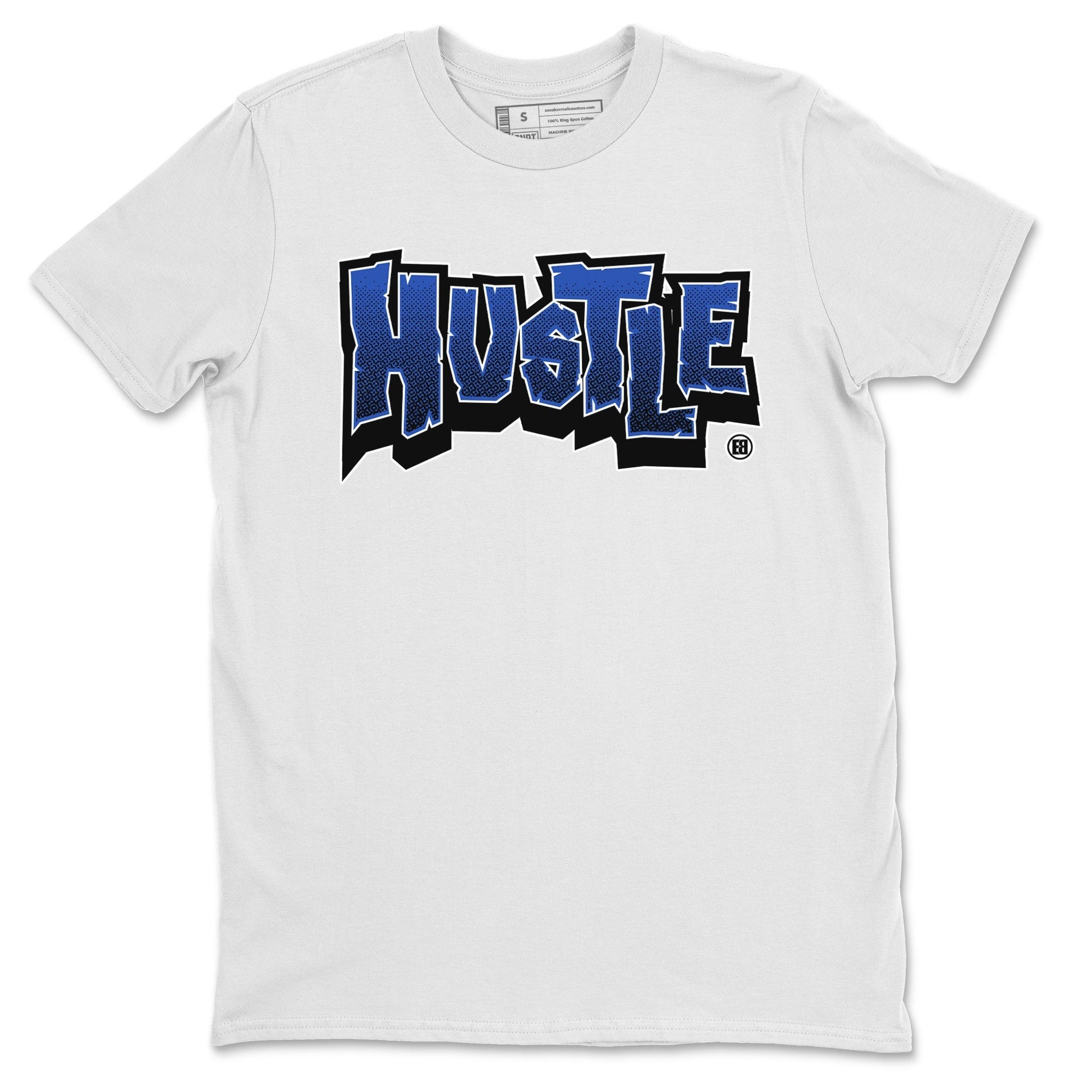 Hustle Graffiti Unisex Tops - Yeezy 350 Dazzling Blue