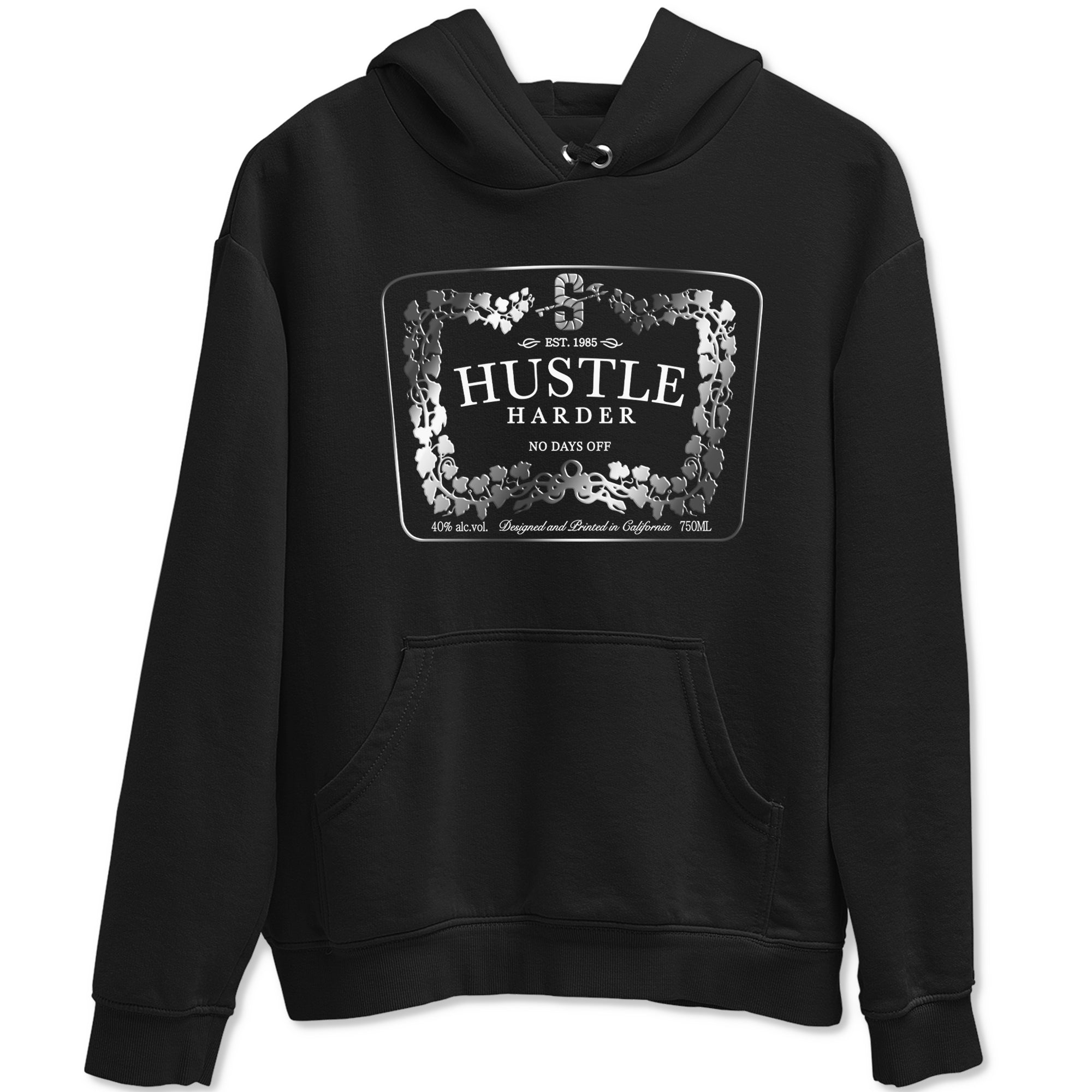 Hustle Harder Sneaker Tees - AE 1 Silver Metallic
