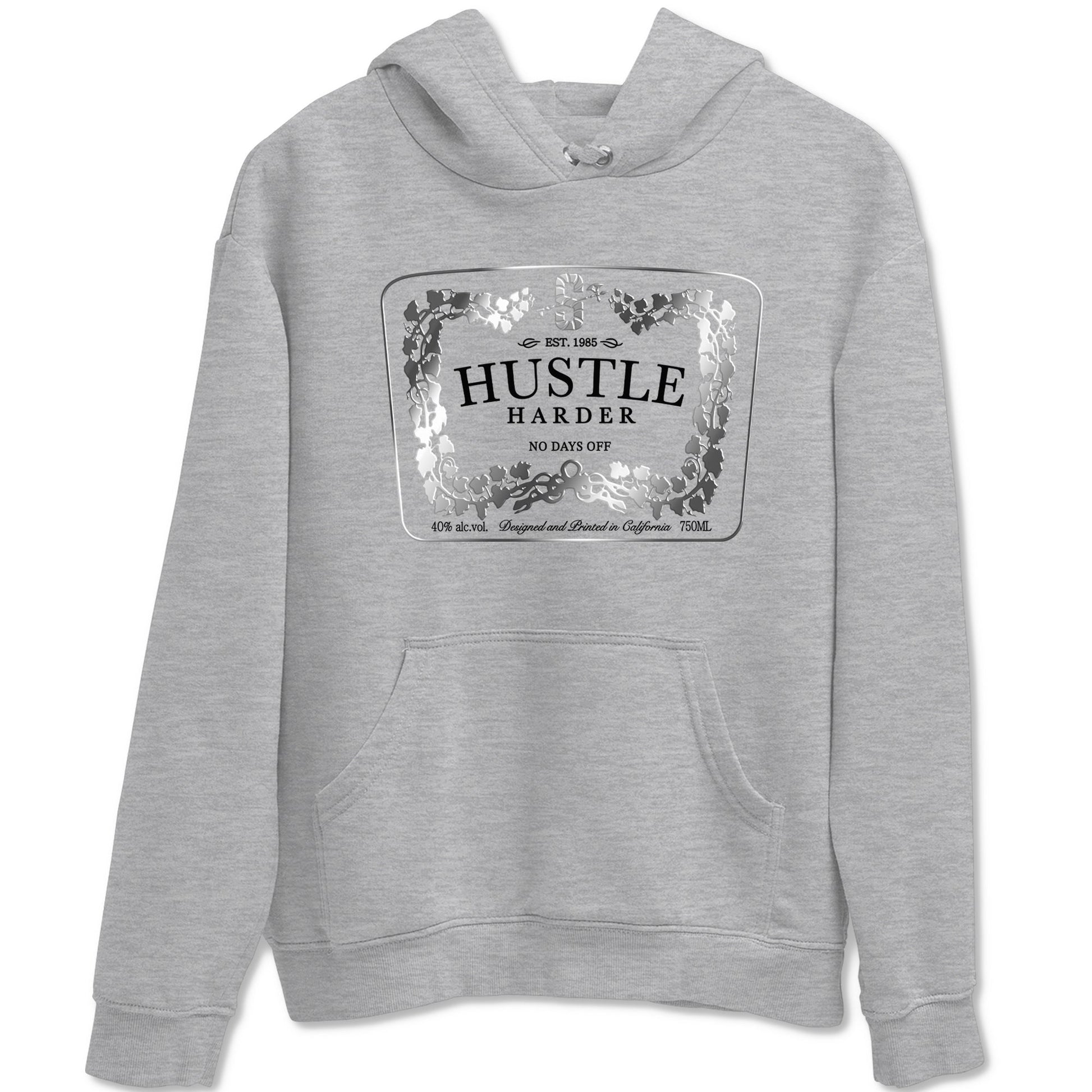 Hustle Harder Sneaker Tees - AE 1 Silver Metallic