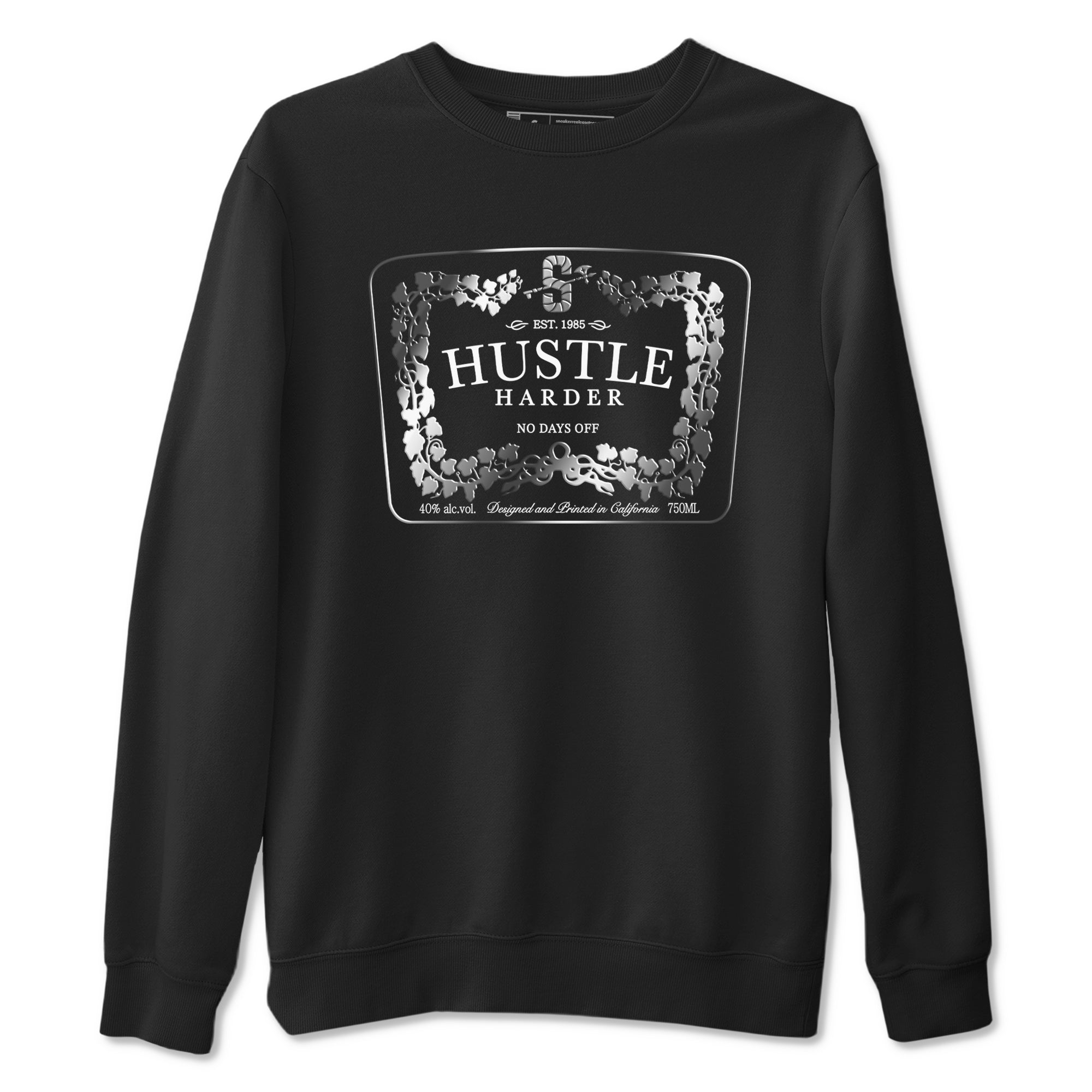 Hustle Harder Sneaker Tees - AE 1 Silver Metallic