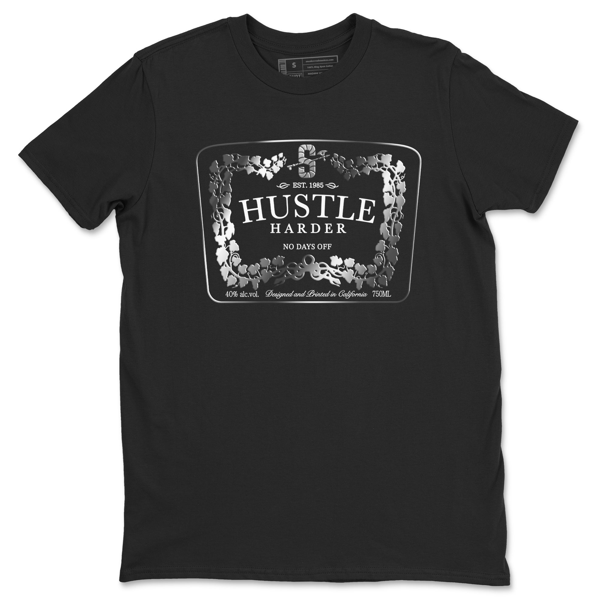 Hustle Harder Sneaker Tees - AE 1 Silver Metallic