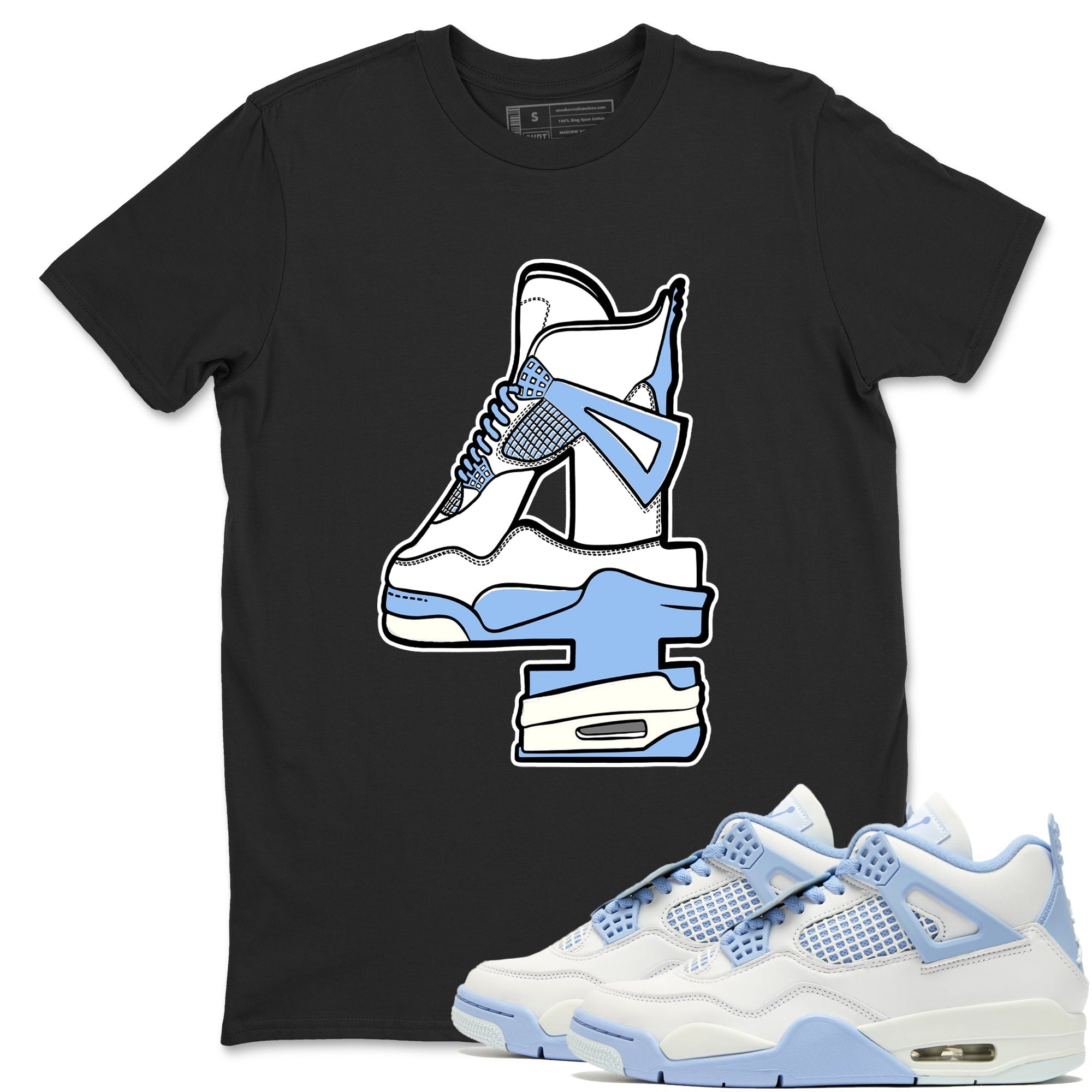 Hustle Number 4 Sneaker Tees - Air Jordan 4 