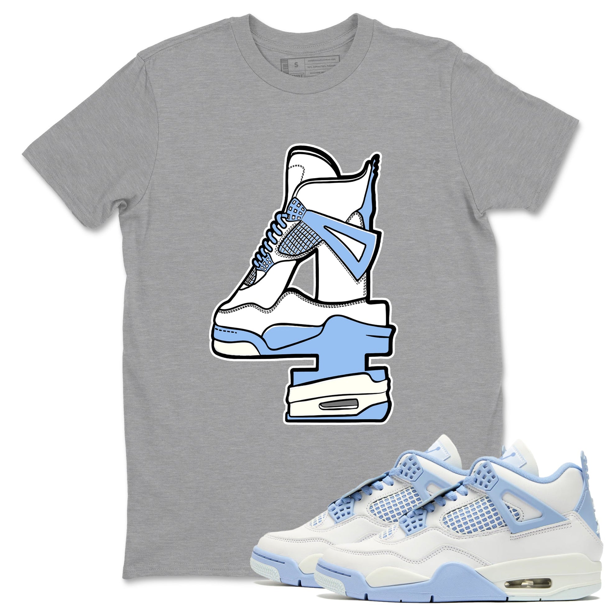 Hustle Number 4 Sneaker Tees - Air Jordan 4 