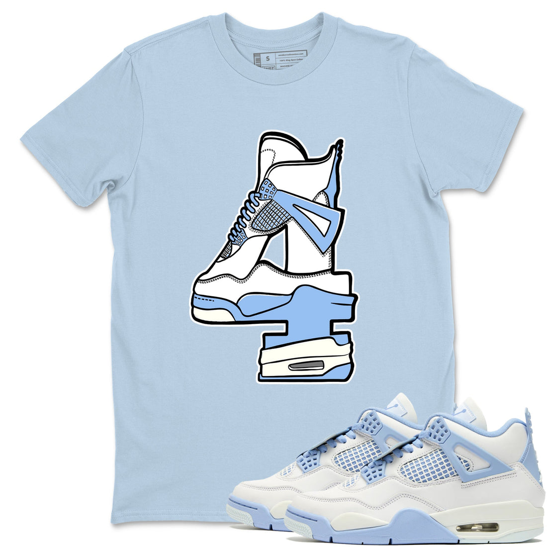 Hustle Number 4 Sneaker Tees - Air Jordan 4 
