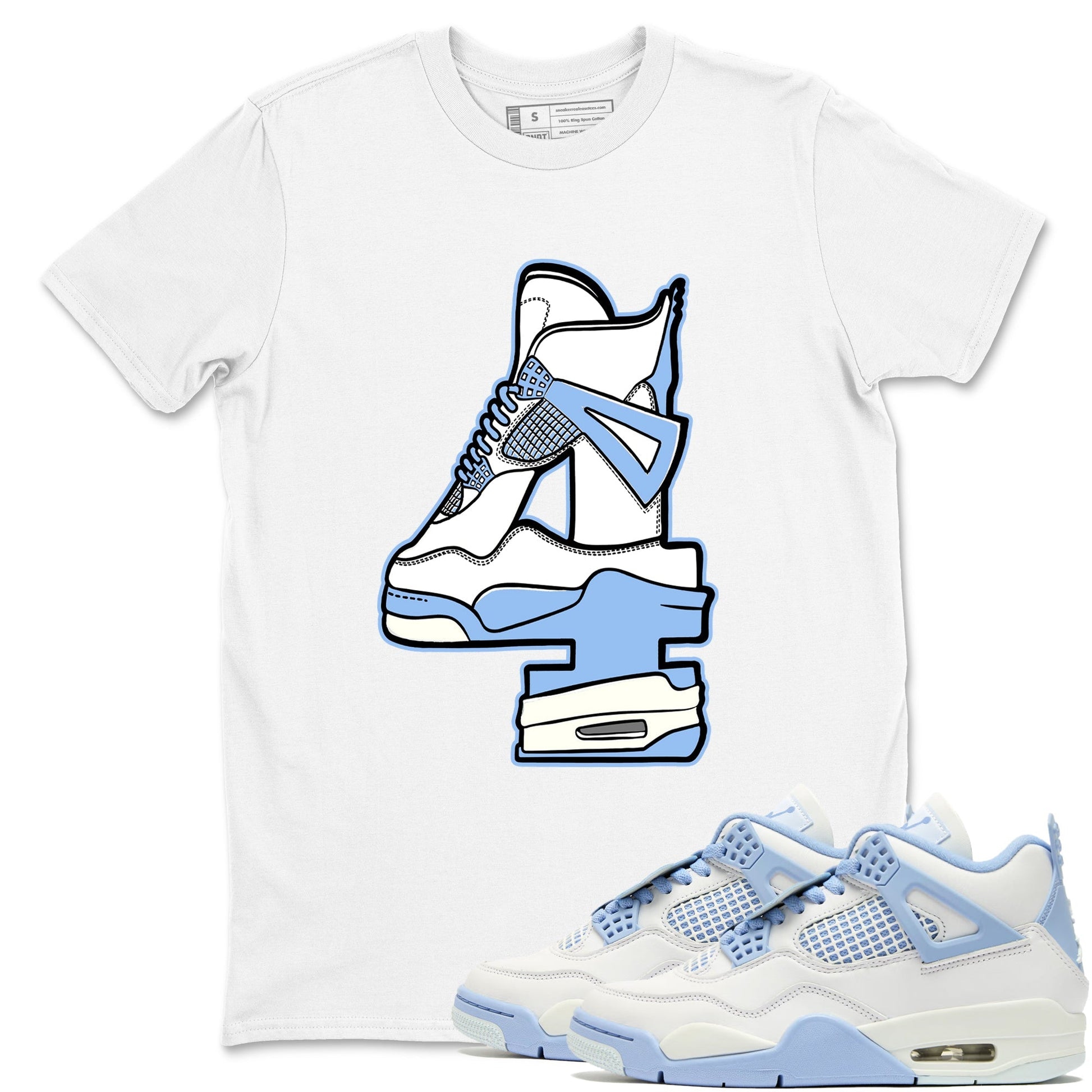 Hustle Number 4 Sneaker Tees - Air Jordan 4 