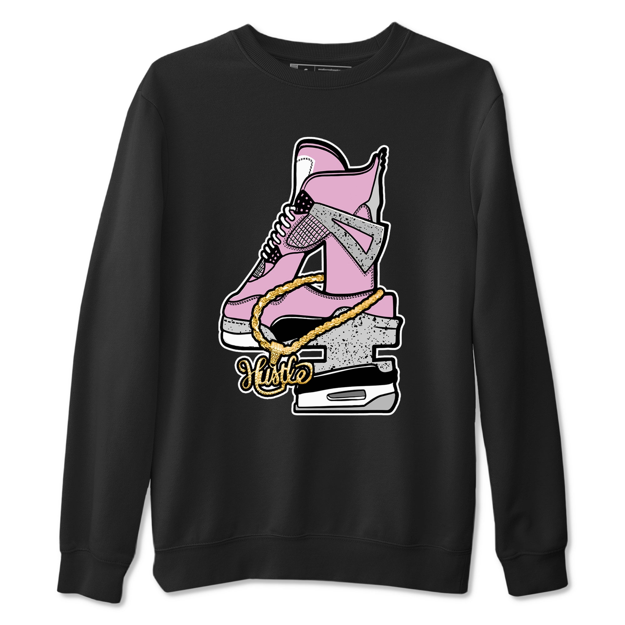 Hustle Number 4 Sneaker Tees - Air Jordan 4 Orchid