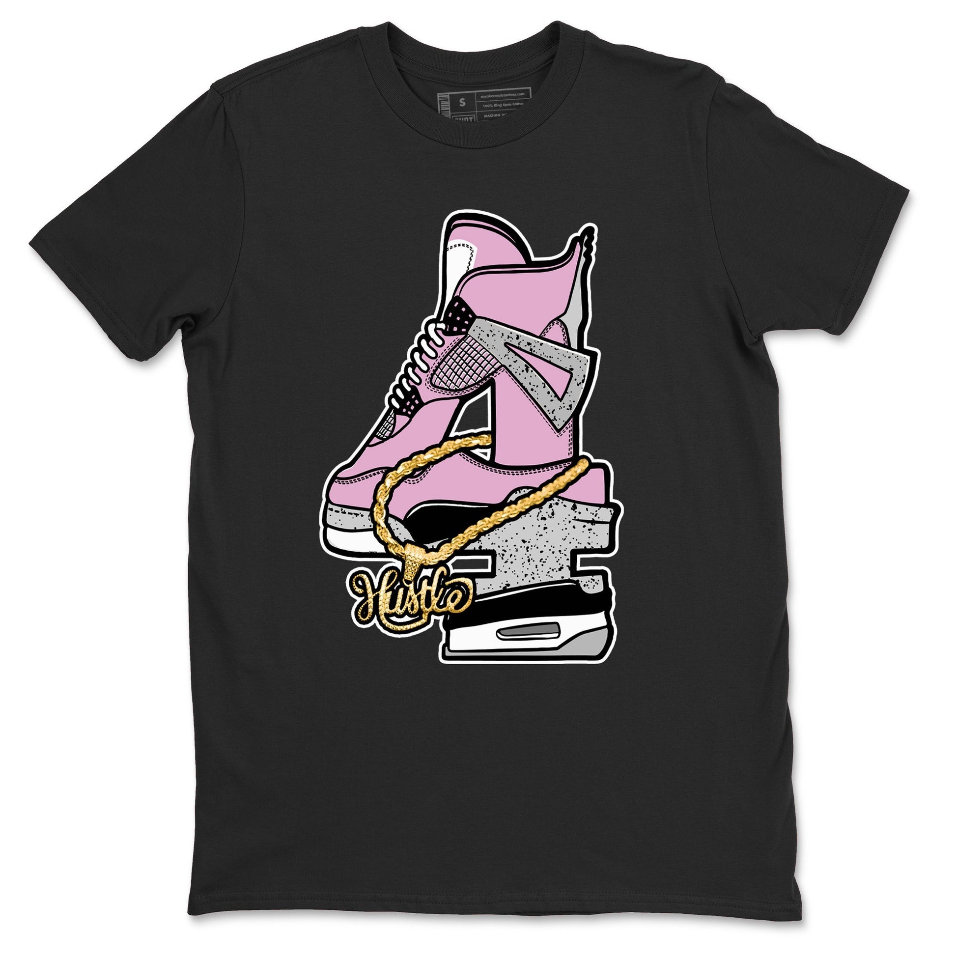 Hustle Number 4 Sneaker Tees - Air Jordan 4 Orchid
