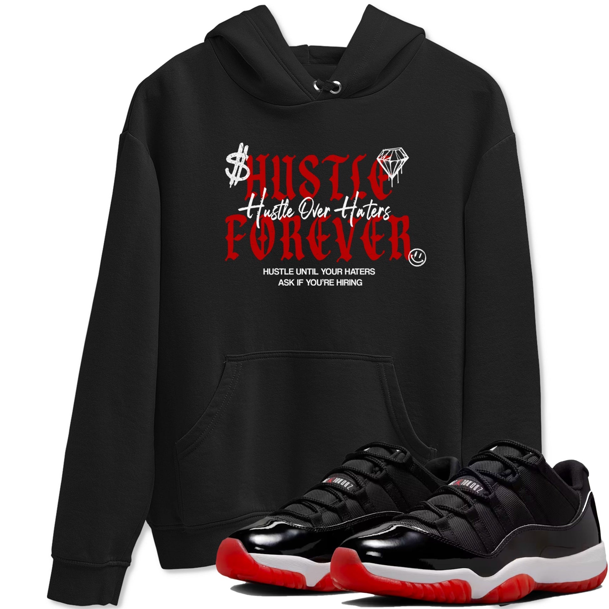 Hustle Over Haters Sneaker Tees - Air Jordan 11 Bred