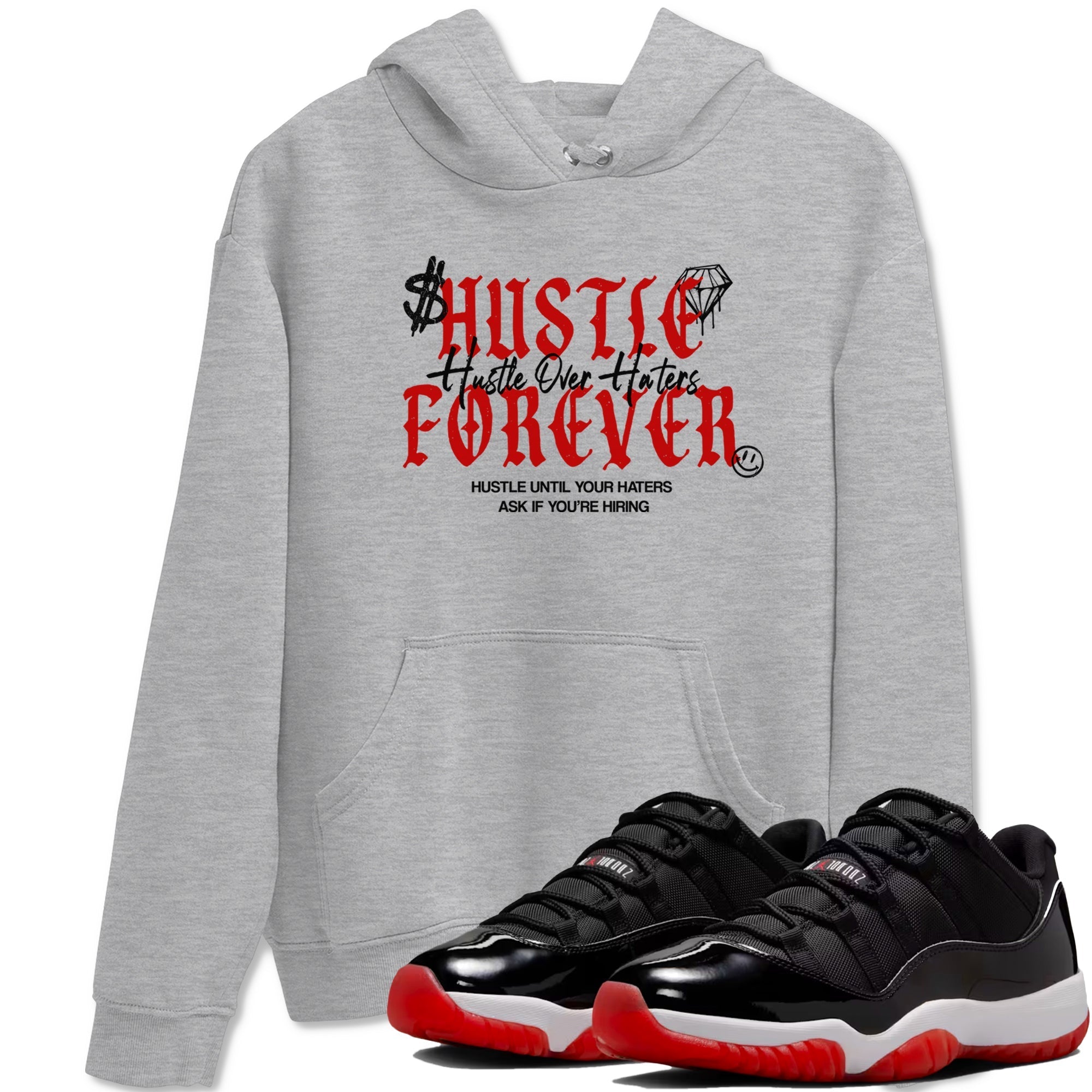 Hustle Over Haters Sneaker Tees - Air Jordan 11 Bred