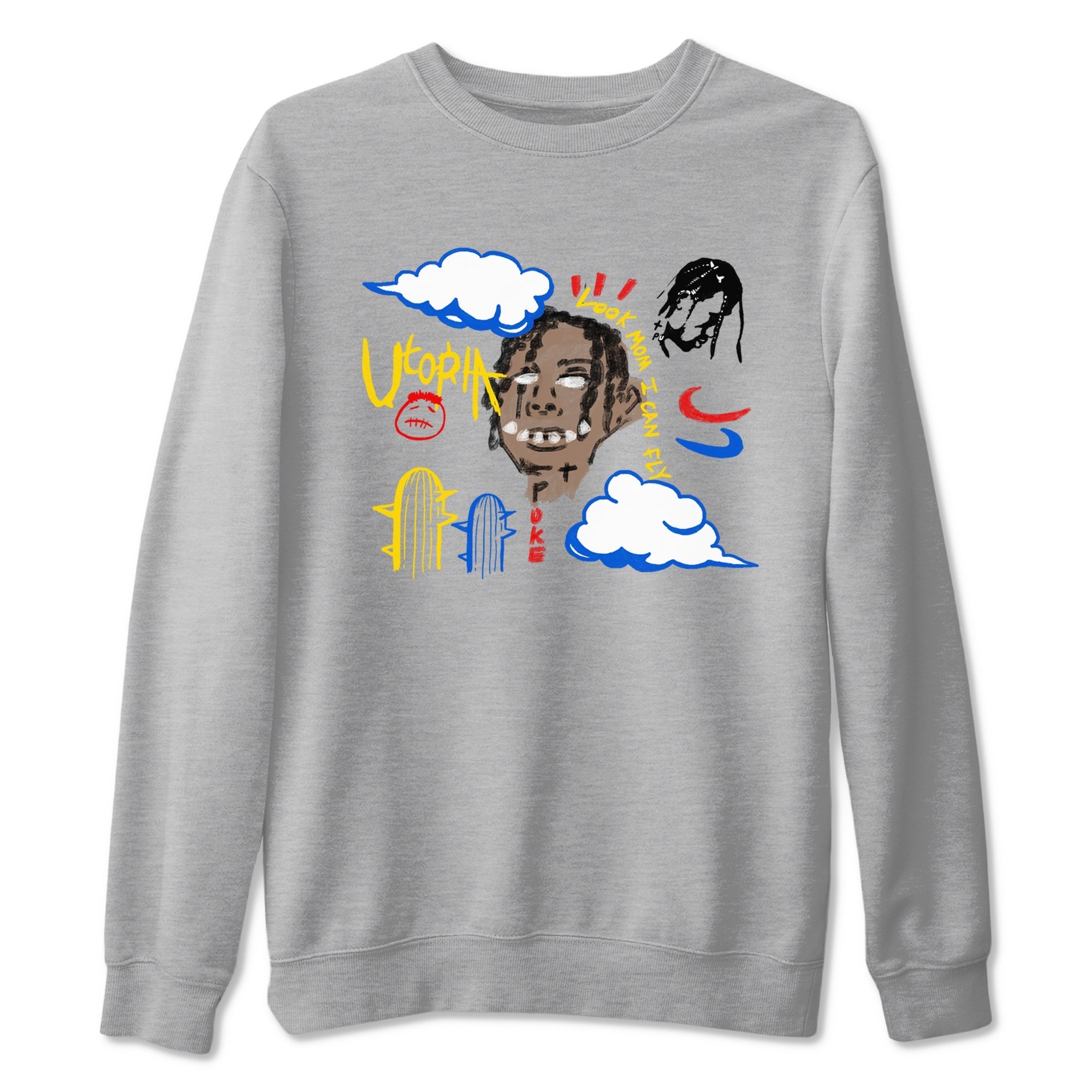 I Can Fly Sneaker Tees - Air Jordan 1 Travis Scott Canary