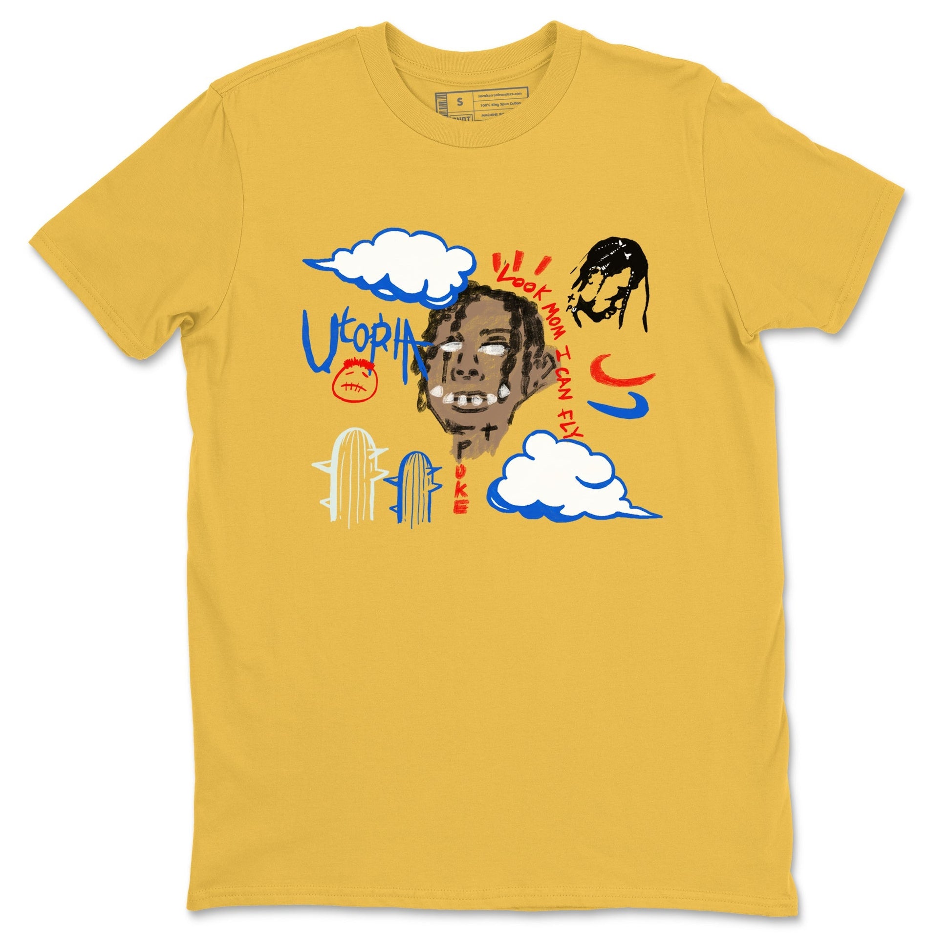 I Can Fly Sneaker Tees - Air Jordan 1 Travis Scott Canary