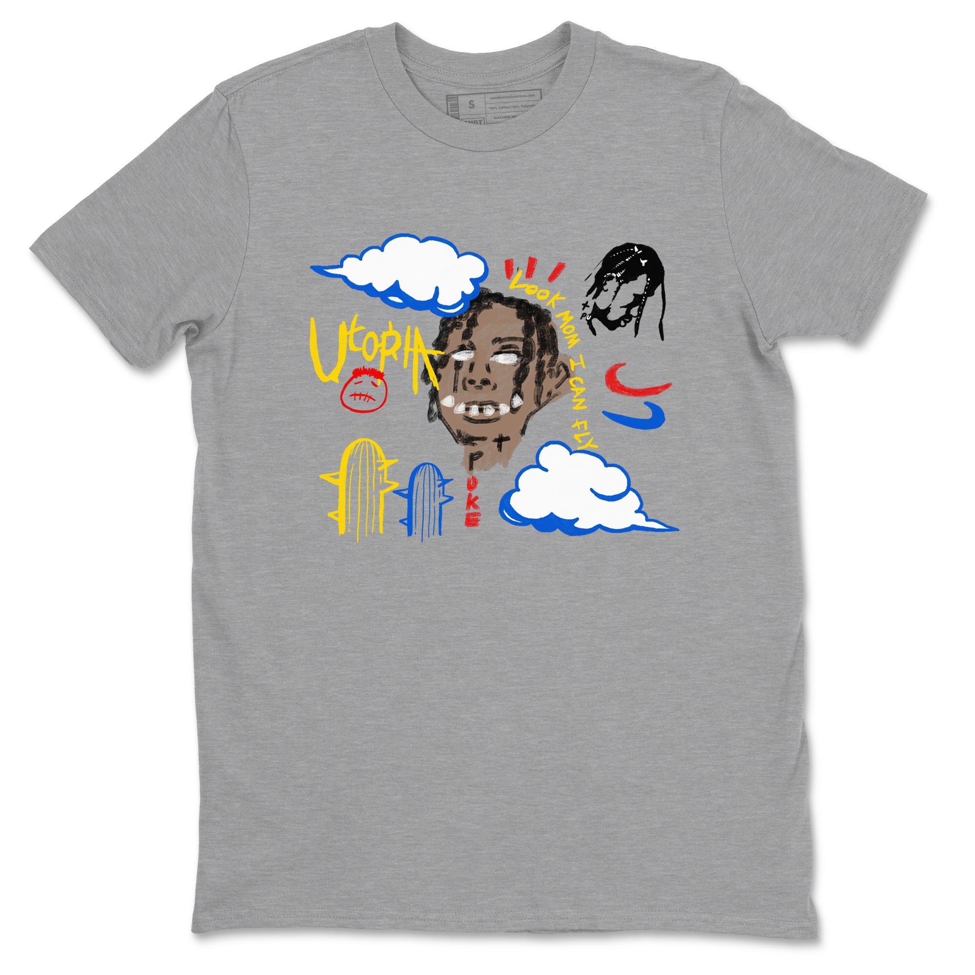 I Can Fly Sneaker Tees - Air Jordan 1 Travis Scott Canary