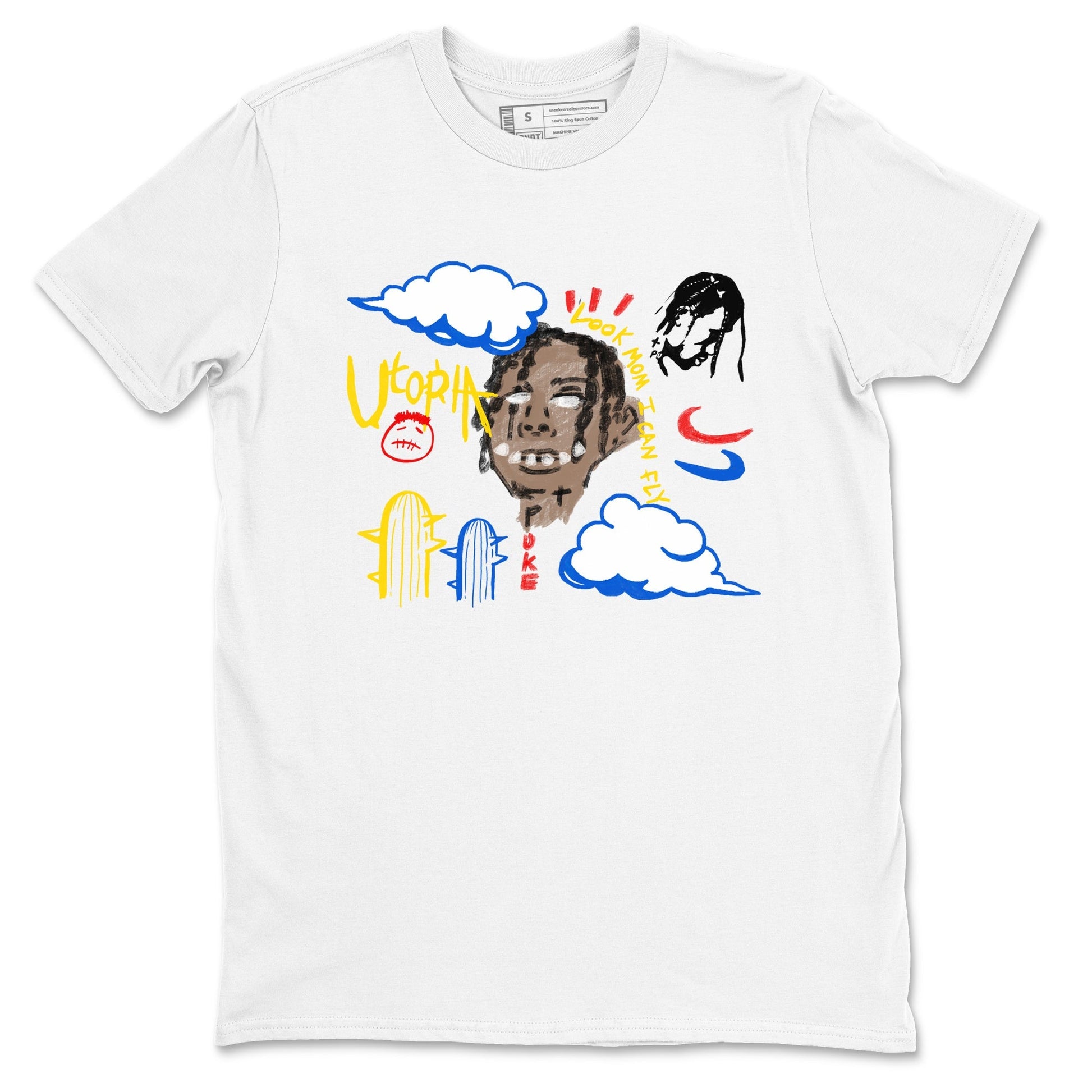 I Can Fly Sneaker Tees - Air Jordan 1 Travis Scott Canary