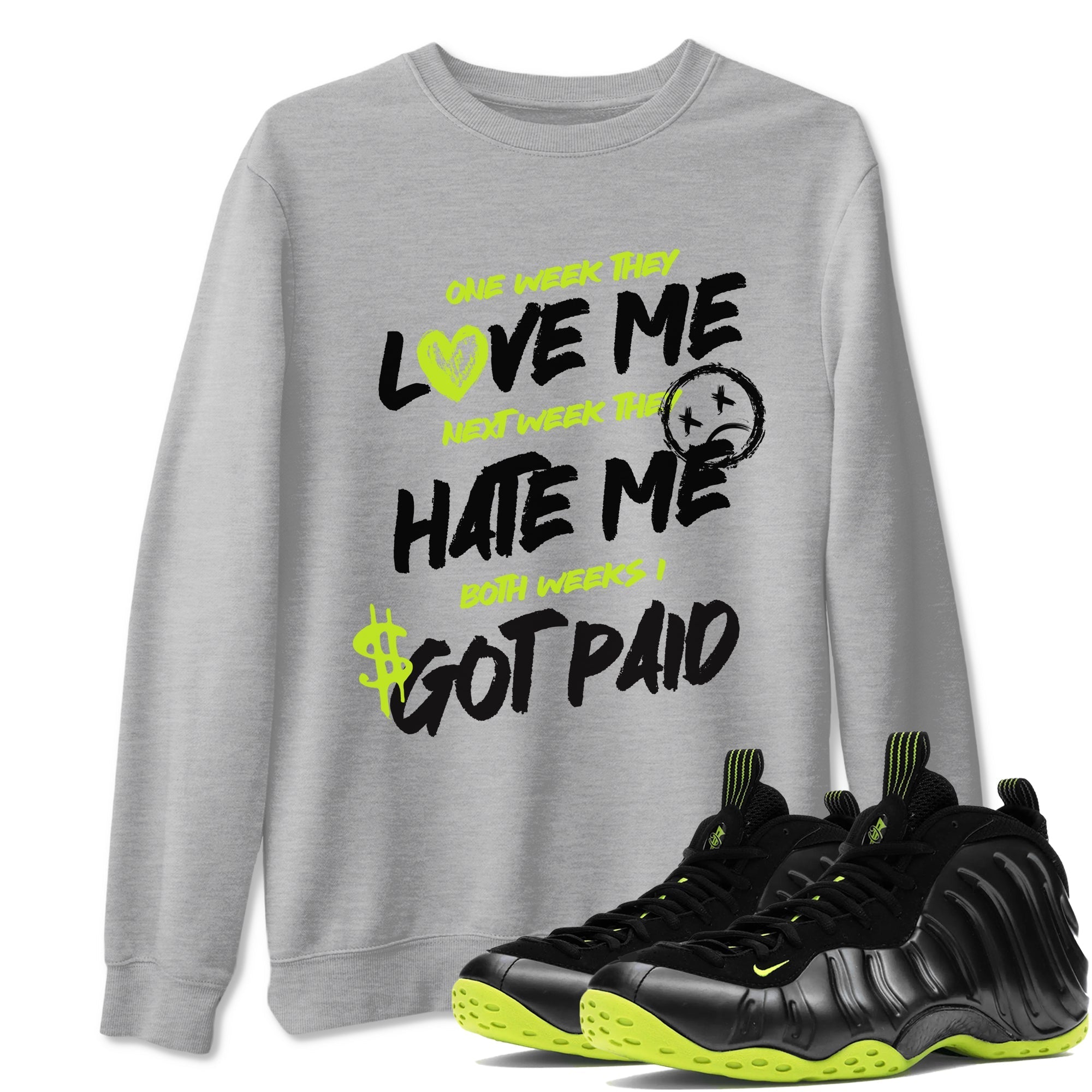 I Got Paid Sneaker Tees - Air Foamposite One Black Volt