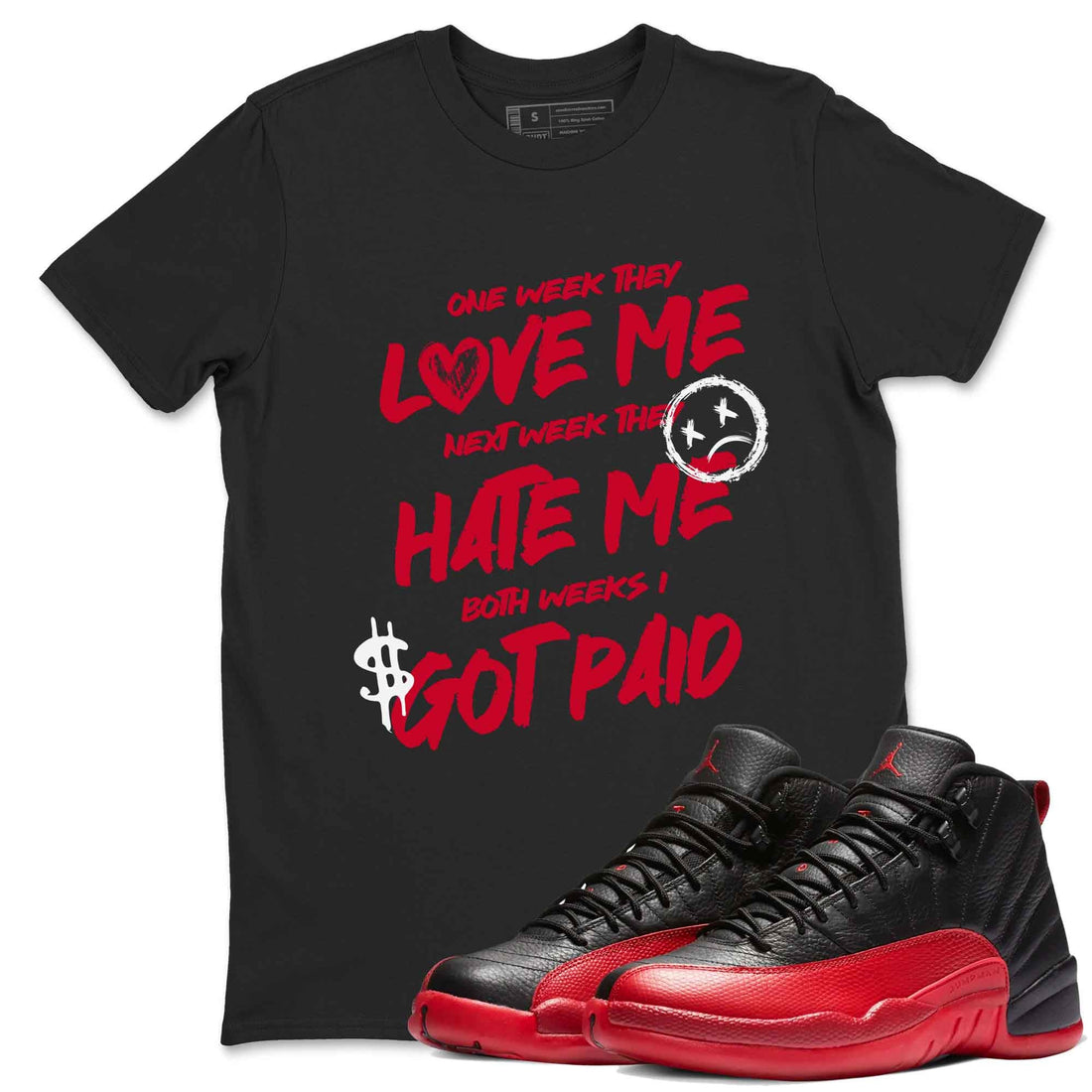 I Got Paid Sneaker Tees - Air Jordan 12 Flu Game
