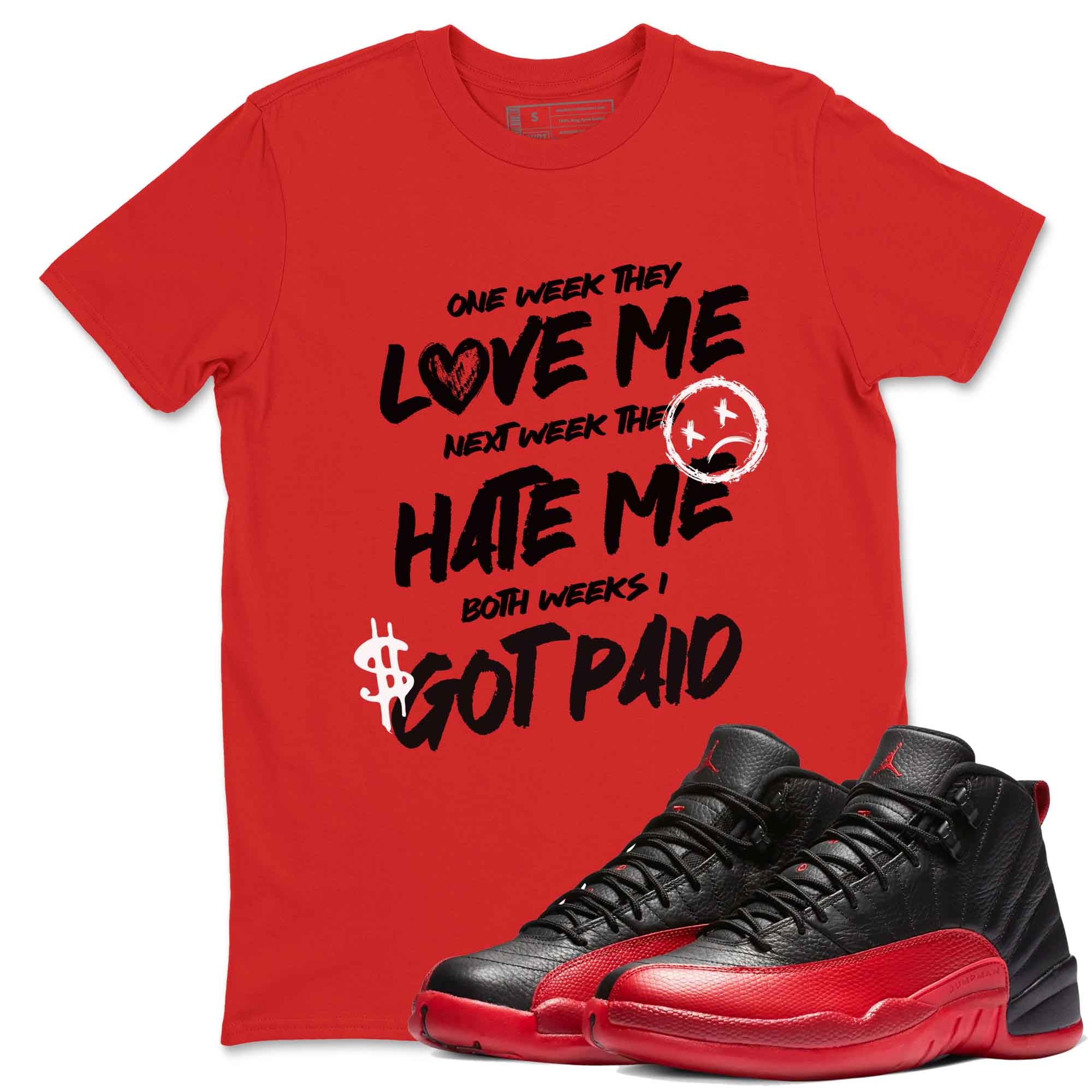 I Got Paid Sneaker Tees - Air Jordan 12 Flu Game