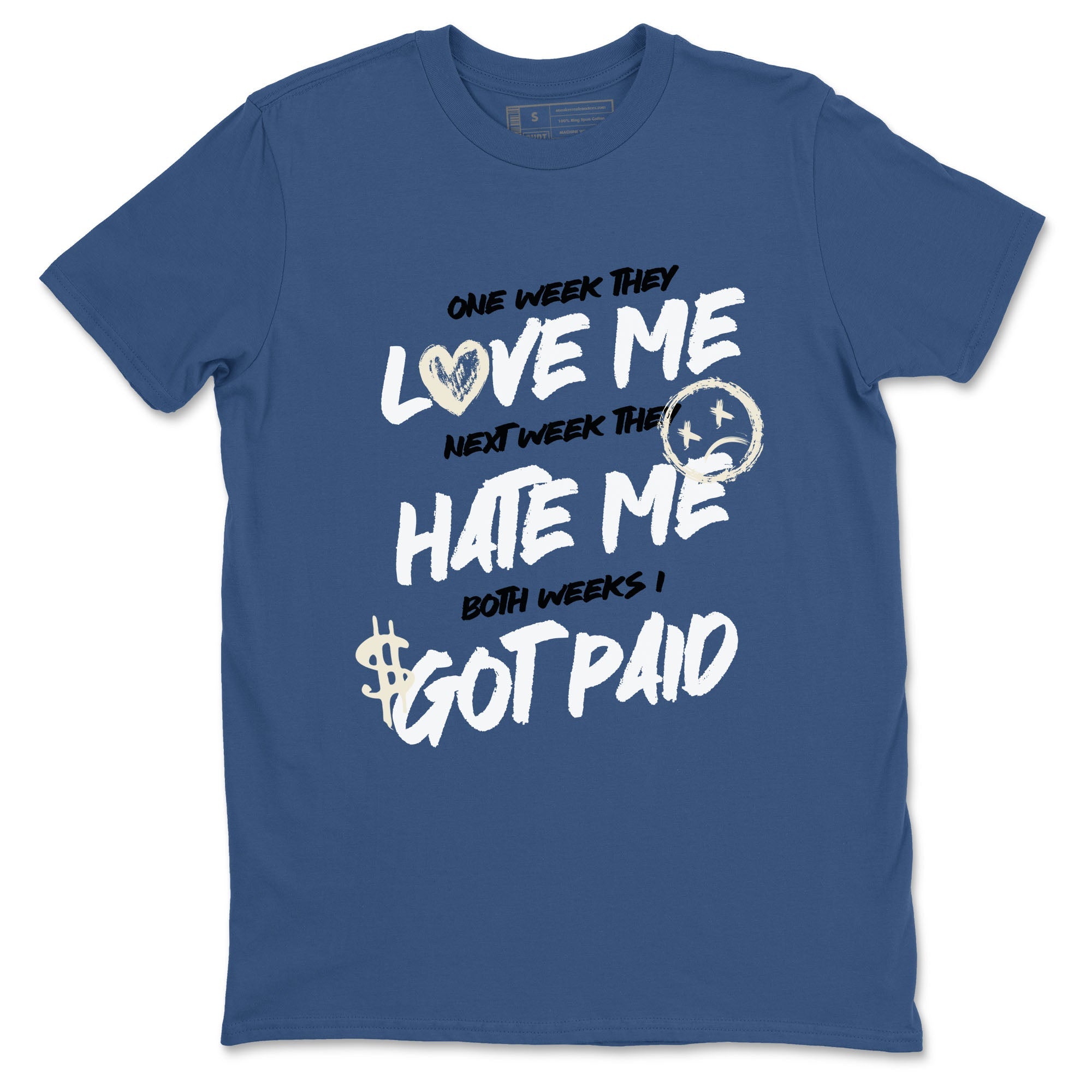 I Got Paid Sneaker Tees - Air Jordan 3 A Ma Maniere x Diffused Blue
