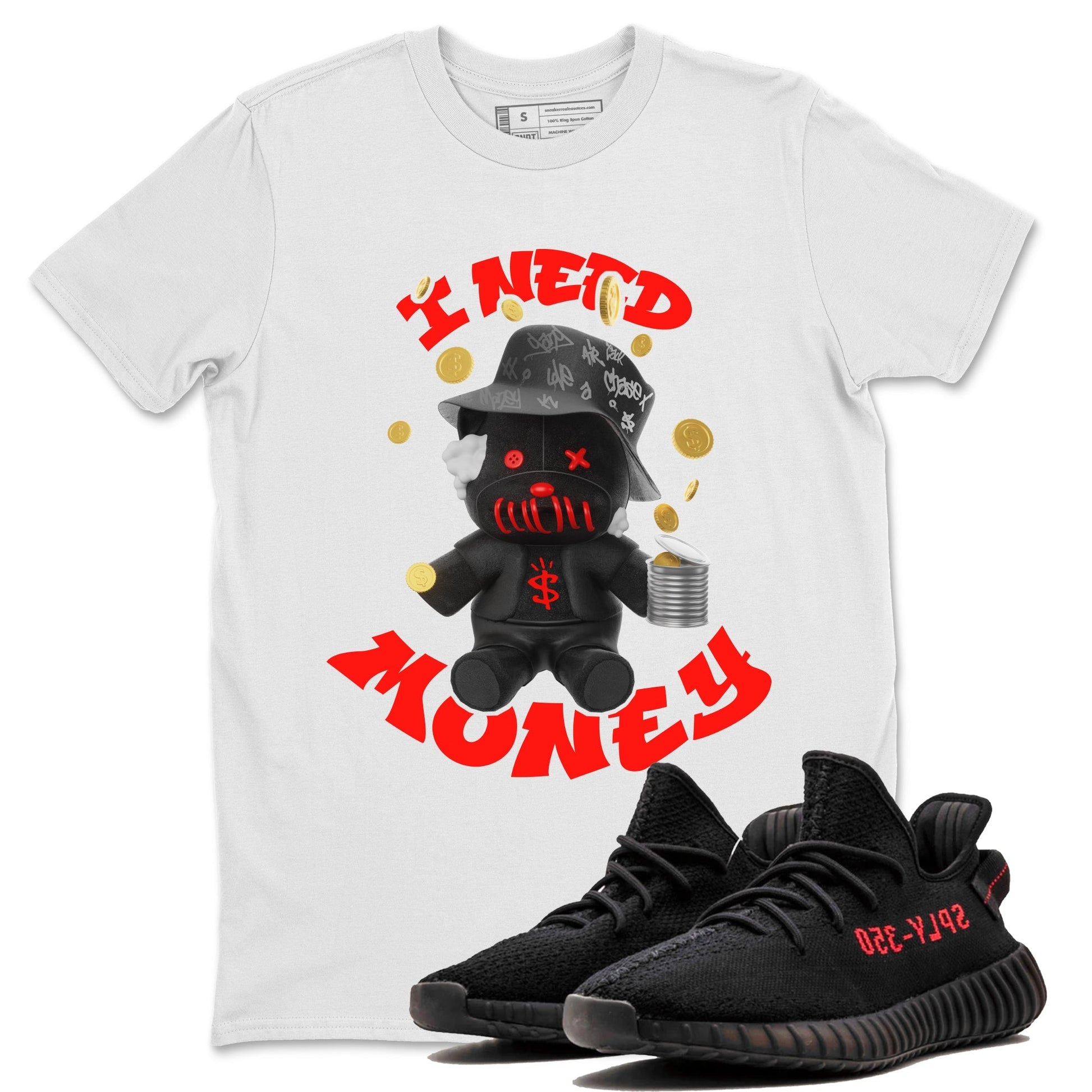 I Need Money Sneaker Tee - Yeezy 350 Bred