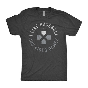I Like Baseball And Video Games T-Shirt