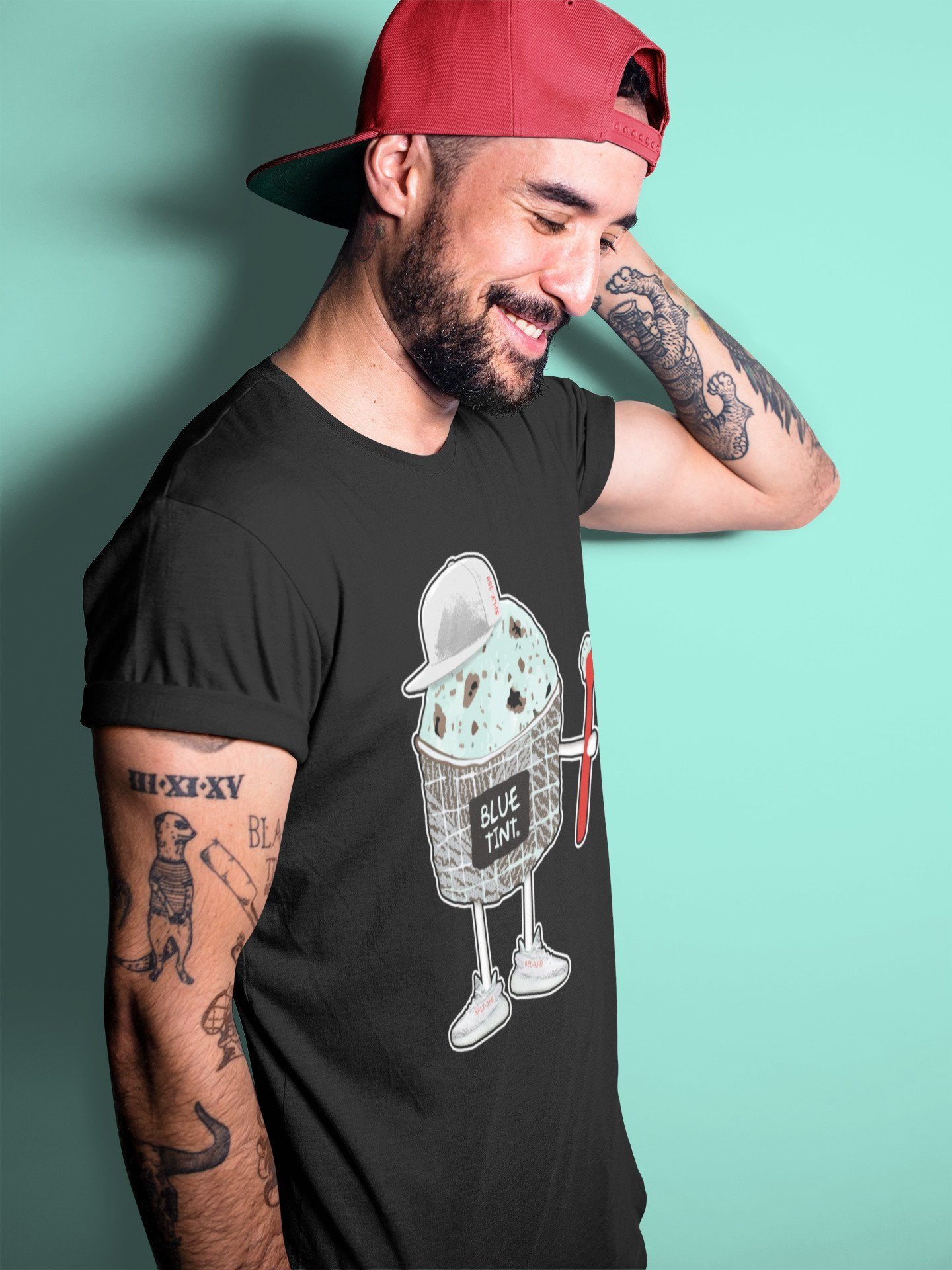 Ice Cream Swag Unisex Tops - Yeezy 350 Blue Tint