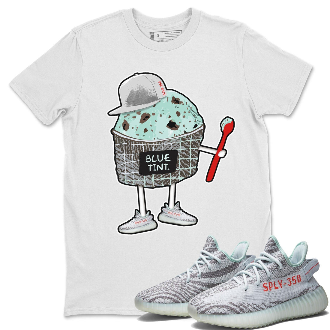 Ice Cream Swag Unisex Tops - Yeezy 350 Blue Tint