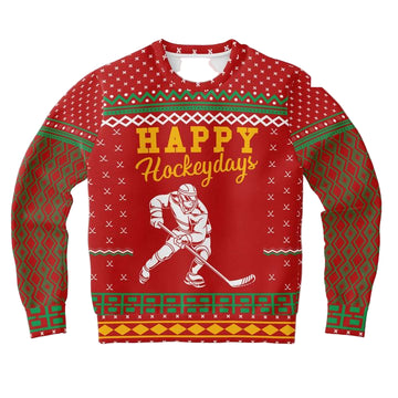 Ice Hockey Lovers Hockey For Xmas 3d Ugly Christmas Sweater ? Usalast