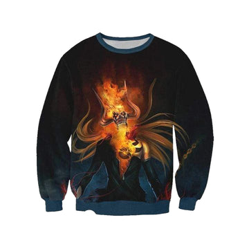 Ichigo Hollow Fire Sweater ? Bleach 3D Printed Sweater Sh9643 ? Usalast