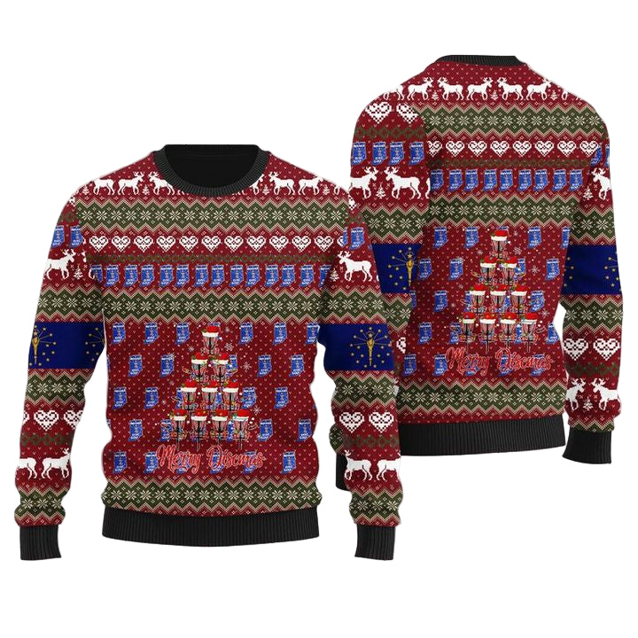 Indiana Disc Golf Christmas Sweater 3D ? Usalast