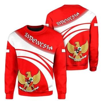 Indonesia Coat Of Arms Sweater Cricket Style J5W ? Usalast